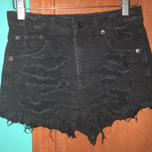 American Eagle hi rise shorts, size 00